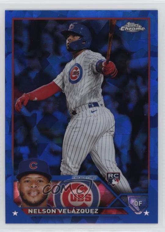 2023 Topps Chrome Update Sapphire Edition Nelson Velazquez Velázquez 0m4r