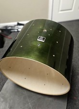 Yamaha Stage Custom 22" 16" Bass Drum shell. very dark Green lacquer