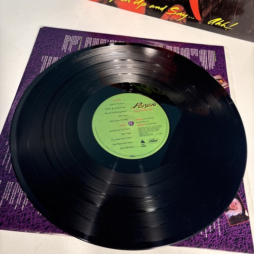 POISON Open Up and Say...Ahh! 1988 1st Press (Banned Tongue Cover) NM! - Picture 2 of 9