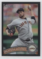2011 Topps Chrome Black Refractor 80/100 Jonathan Sanchez #79 0h1g
