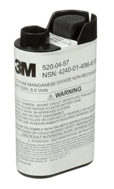 2x 3M 520-04-57R01 LITHIUM MANGANESE DIOXIDE BATTERY Expires 2030