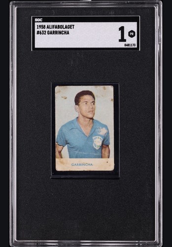 Garrincha #632 1958 Alifabolaget card