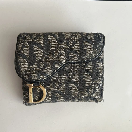 Authentique portefeuille selle Dior vintage