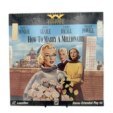 Vintage Sealed How To Marry A Millionaire Laserdisc Movie Special Wide Screen