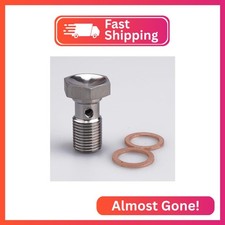 AC PERFORMANCE M10 x 1.0 Banjo Bolt, 20mm UHL, Stainless Steel