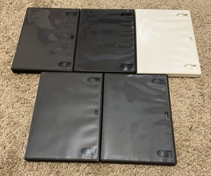 Lot Of 5 Empty DVD Snap Cases 