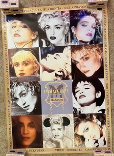 Madonna The Immaculate Collection 1990 Album Poster 23.5x33 Pop Rolled