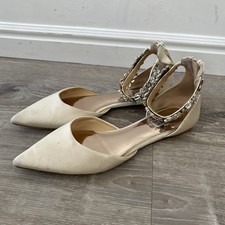 Jewel Badgley Mischka Katalina Bejeweled flat 9.5 us