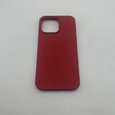 Red Silicone Case for Apple iPhone 14 Pro Max Slim Soft