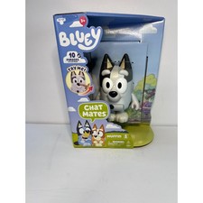 Bluey Chat Mates Muffin Talking Figure 10 Phrases Articulated Toy Moose 18973