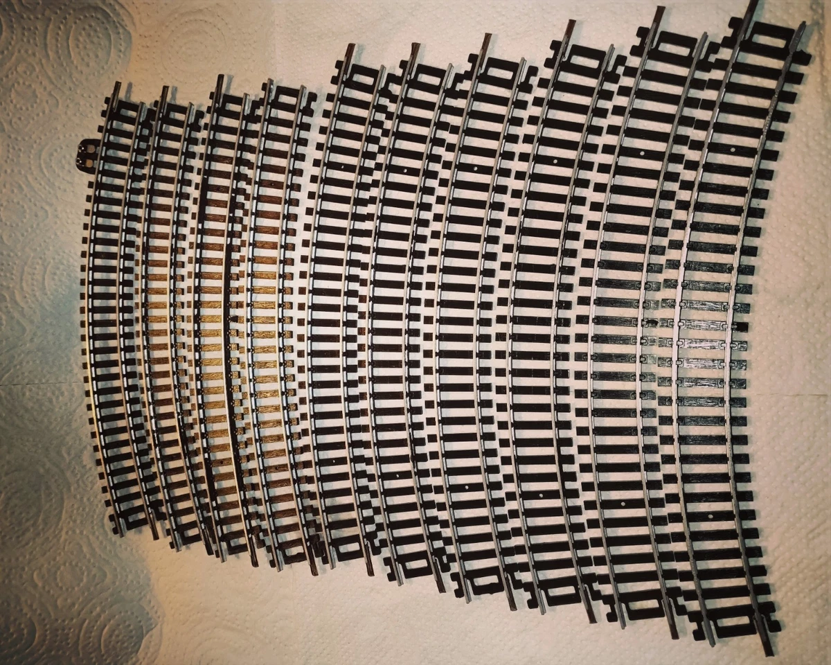 LIMA HO lot de 120 rails droits courbes croisement aiguillage