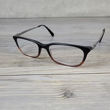 COACH HC6110 5475 Eyeglasses Frames Women Black Amber Glitter Gradient 50-16-140