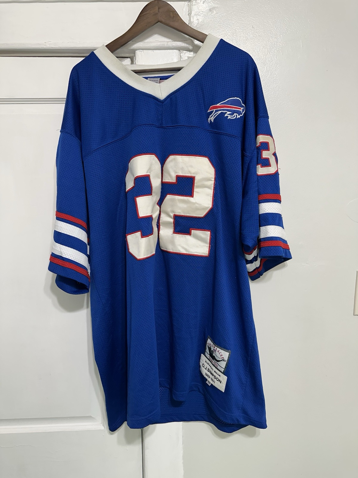 Mitchell Ness Throwback 1970's OJ Simpson Buffalo Bills Jersey