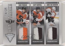 2011 Titanium Hat Tricks Memorabilia Prime /25 Chris Pronger James van Riemsdyk