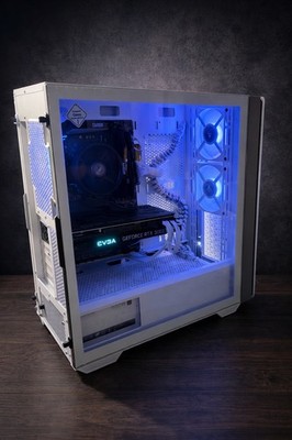 EVGA GeForce RTX 3060 FTW3 Gaming Desktop PC, RGB Lighting, White