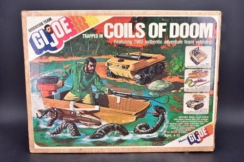 Gi Joe Trouble shooter, Coils Of Doom Or Swamp Craft Replacement Boxes U Choose