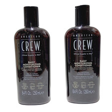 Image of American Crew Daily Moisturising Hair Conditioner, 250ml x Two Pack