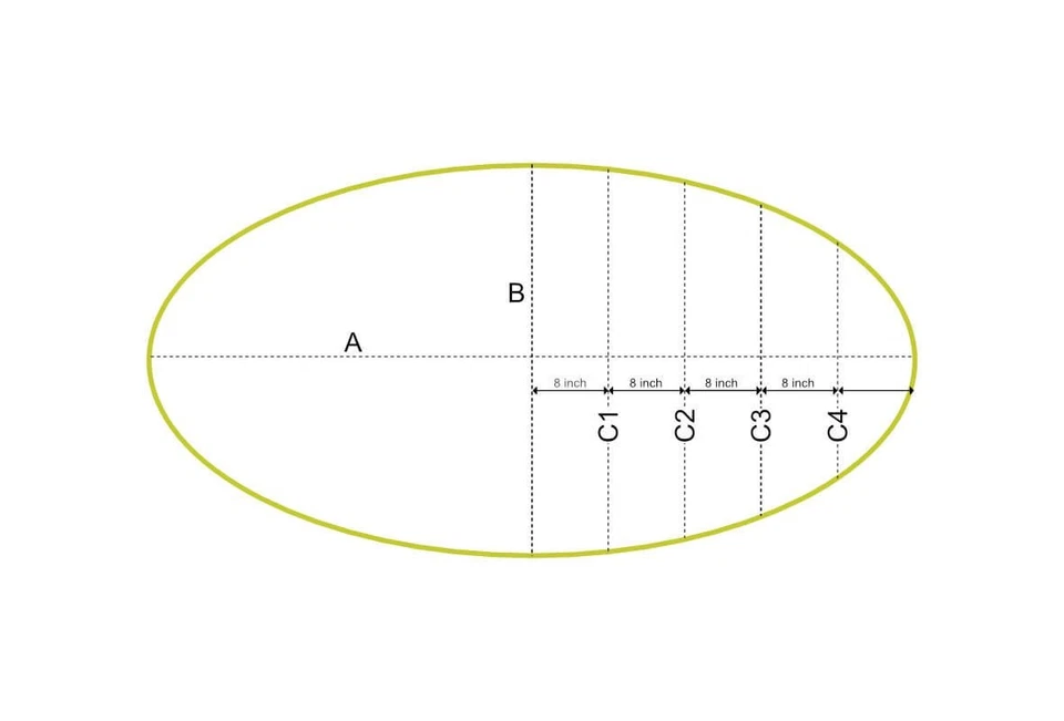 PROTETOR DE MESA OVAL TRANSPARENTE CORTE PERSONALIZADO VINIL PVC 2 peças 24”x47” e 2 peças 20”x 20” - Imagem 3 de 4