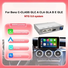 Wireless CarPlay Adapter Android Auto Module for Benz C GLC W205 A CLA GLA B E