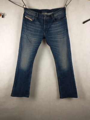 Diesel Zatiny-X Jeans Herren Gr. W33 Bootcut Dunkelblau Stretch