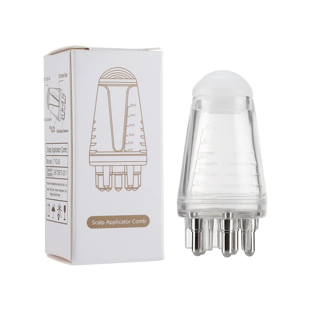 Scalp Oil Applicator Massage Comb Essential Oil Dispenser Anti Hair Loss Tool