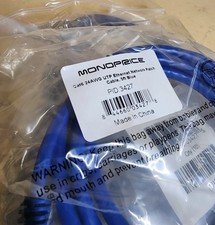 Monoprice Cat6 Ethernet Patch Cable 5ft Blue, RJ45, UTP, 24AWG Lot Of 10