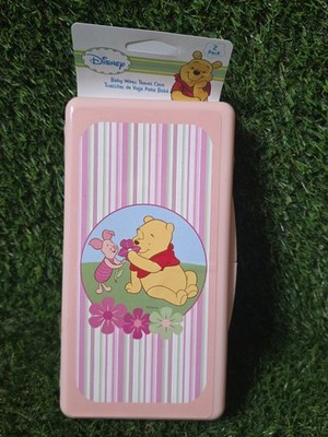 NEW 2- PACKAGE WINNIE THE POOH   BABY WIPES TRAVEL CASES