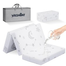 Trifold Pack and Play Mattress 38 x26 x1.5 Portable Pack N Play Mattresse...