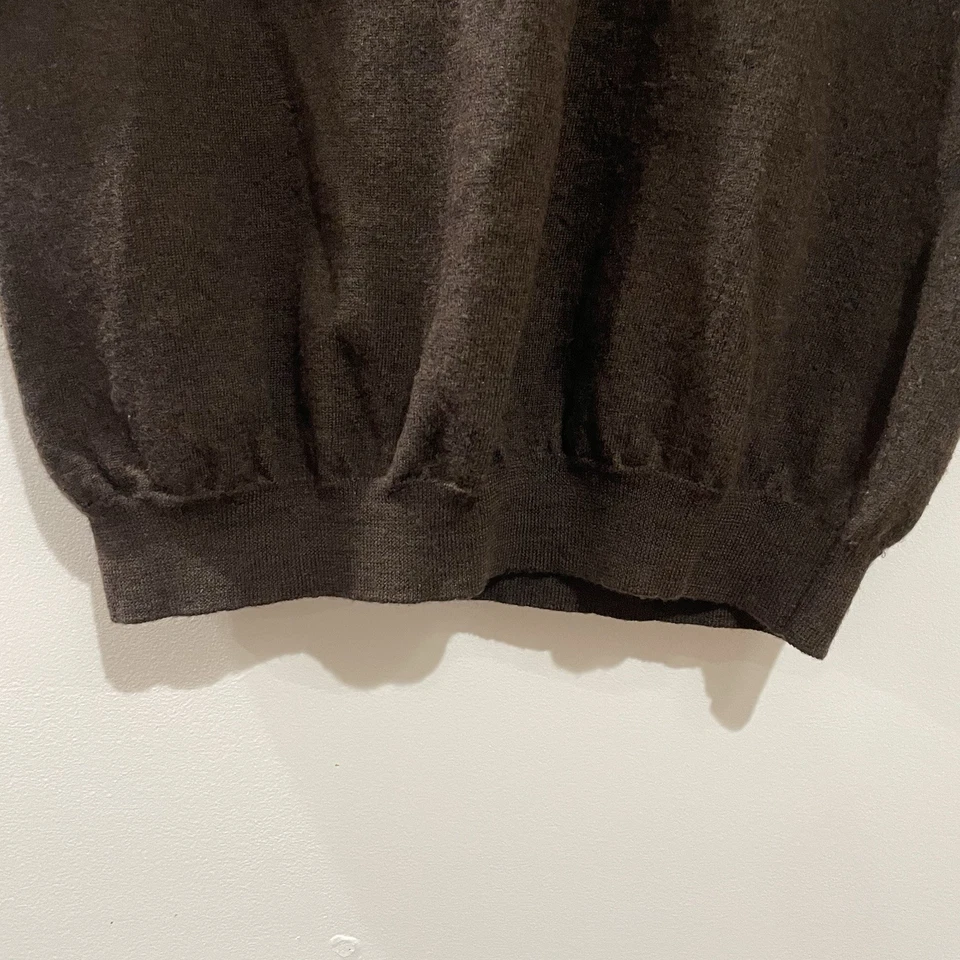 Alfani 100% Pure New Wool Vest Size Men’s X-Large Brown - Image 3 of 4