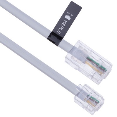 10m RJ11 To RJ45 Cable Phone Telephone Cord 6P4C To 8P8C Connector Plug White