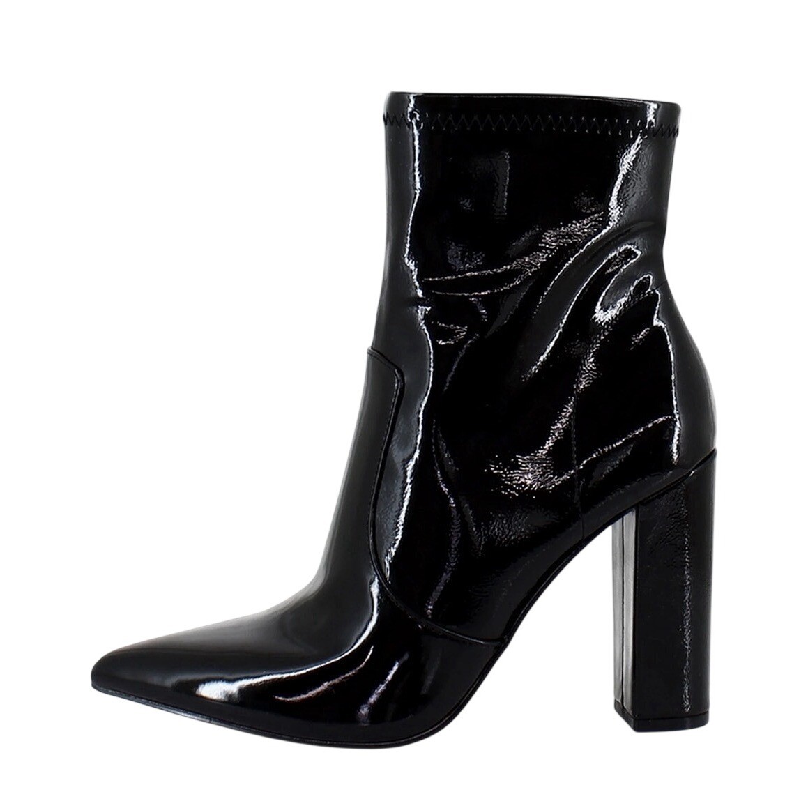 Jessica Simpson Narelle Women's Boots Black Patent Size 8.5 M