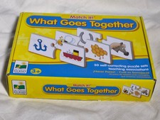 Match It Mathematics Puzzle Game Set - 30 Self-Correcting Puzzle Set - Complete
