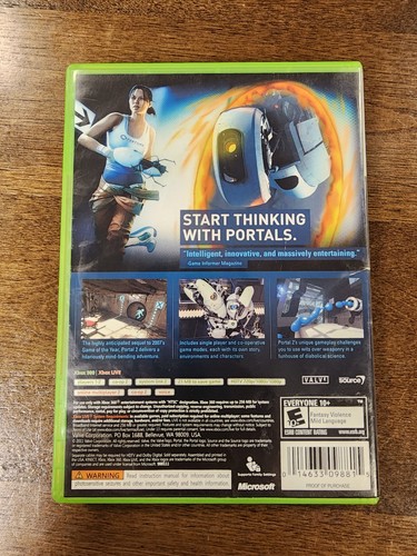 Portal 2 (Microsoft Xbox 360, 2011) Probado y funcionando - Imagen 3 de 5