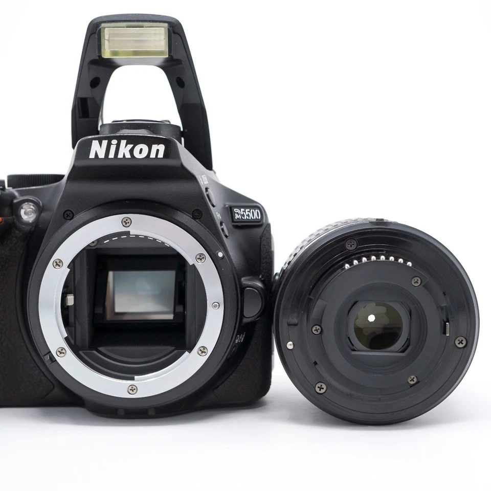 Nikon D5500 24.2MP DSLR Camera + 18-55mm Lens Kit - Great Condition - 10k SC - image 3 of 4