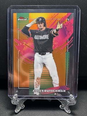 2026 Topps Finest Adley Rutschman Rare Orange /25 Baltimore Orioles  #249 SSP