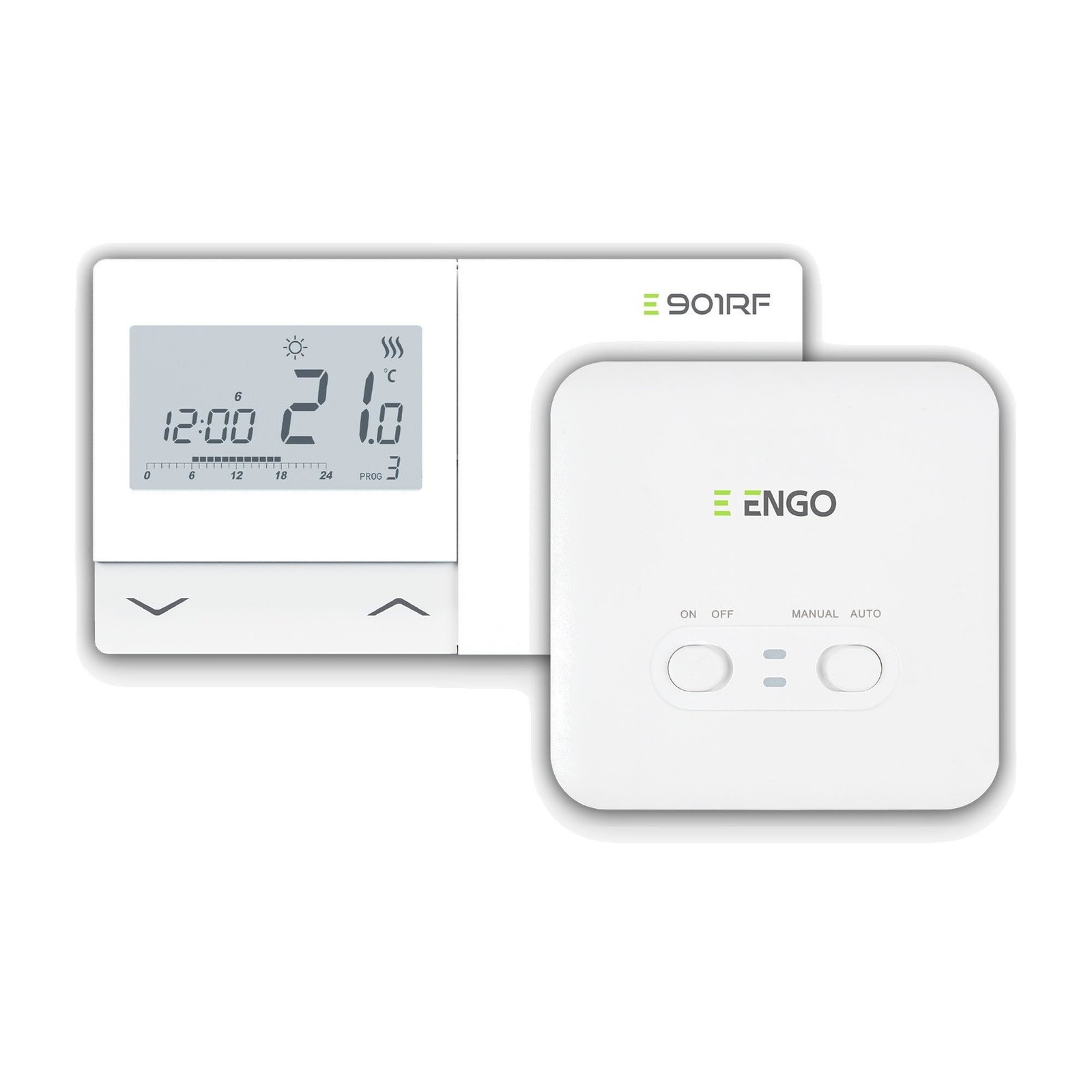 B&Q - E901-Rf Programmable Wireless Thermostat Boiler Central Heating Controller - Image 2
