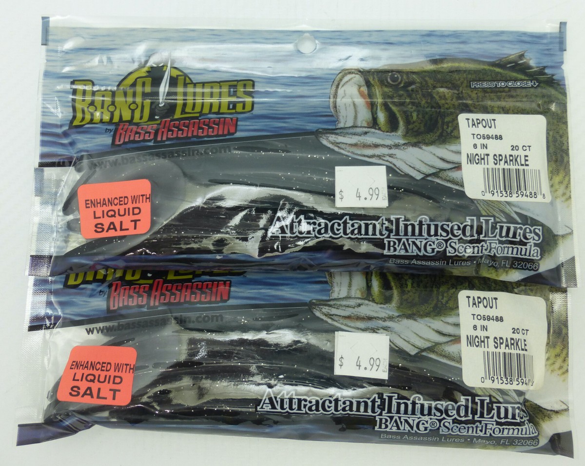 Bass Assassin Bang Lures Tapout 7.5" Night Sparkle Trick Worm 2 packs of 12 | eBay Bass Assassin Bang Lures Tapout 7.5" Night Sparkle Trick Worm 2 packs of 12 | eBay