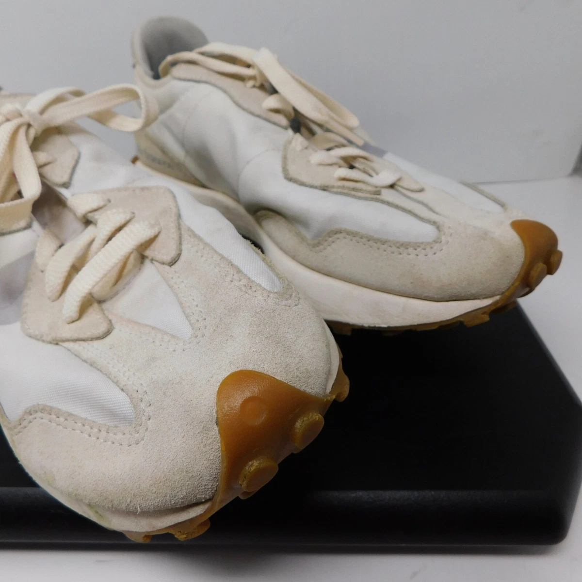 New Balance 327 Mens Size 9.5 White Turtle Dove 2020 MS327STB | eBay 