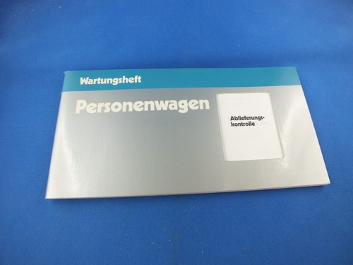Or Mercedes Wartungsheft Serviceheft Personnenwagen Abliefeungskontrolle 420 SEL