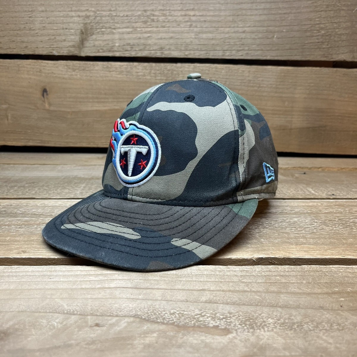 Tennessee Titans NFL Camo New Era Fitted 7/8 Athletic Hat Cap