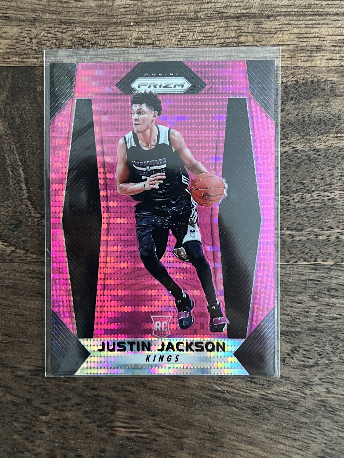 2017-18 Panini Prizm - Justin Jackson - Rookie Pink Pulsar SSP /42