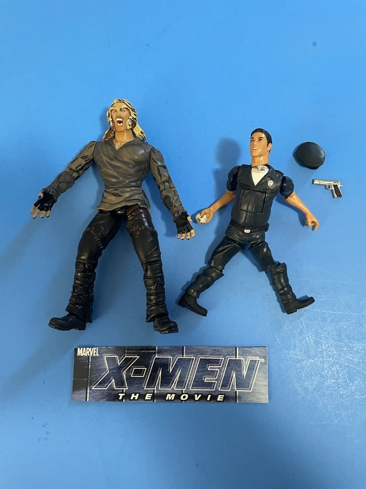 TOYBIZ X-MEN LA PELÍCULA FIGURA DESLIZANTE GARRA DIENTE DE SABLE MARVEL NUEVO SUELTO 2000. Foto 2 de 4