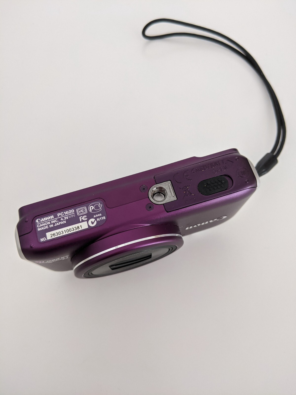 Canon PowerShot SX220 HS 12.1MP Camera Purple original box and