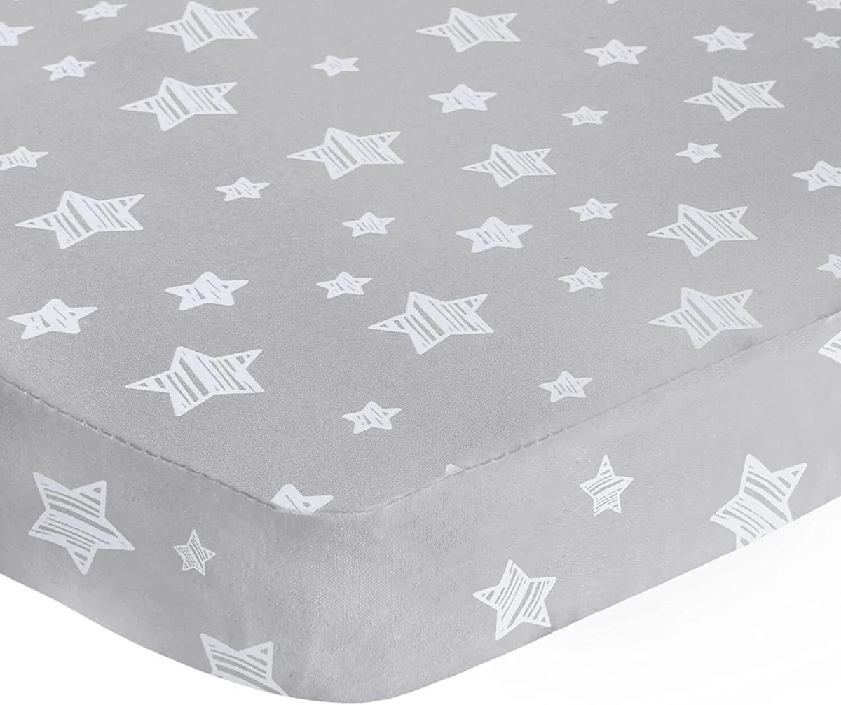 Pack N Play Playard Fitted Sheet Ultra Soft Breathable Mini Crib