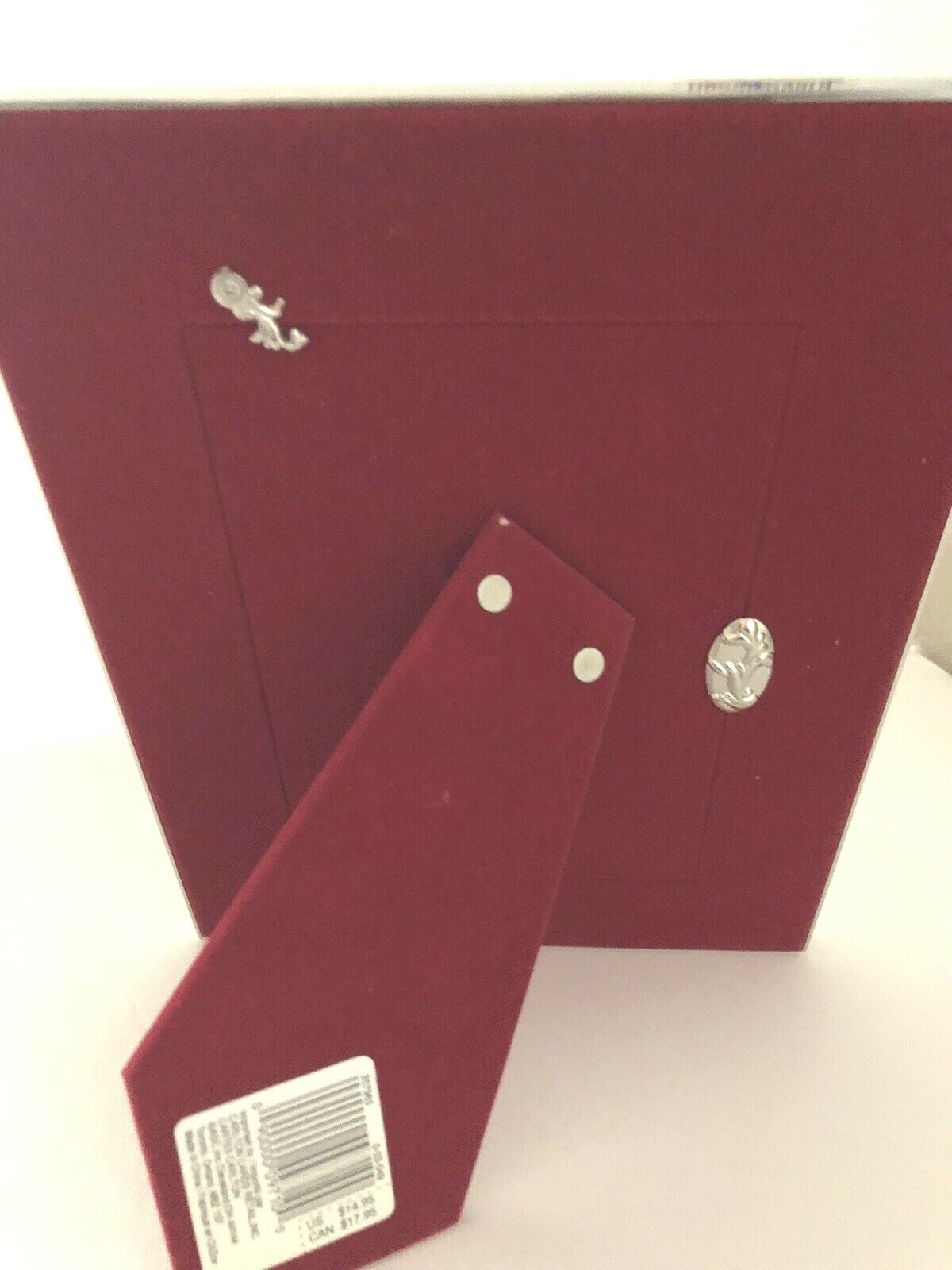 American Greetings Carlton Silver Finish Wedding Frame Two Hearts One Dream