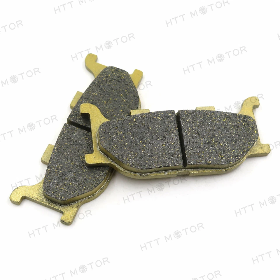 Juego de pastillas de freno de disco orgánicas delanteras HTTMT para Yamaha Road XV 250 Virago -FA199 Foto 4 de 4