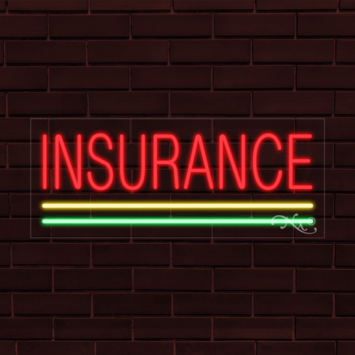 NUEVO "INSTRANCE" con DOBLE SUBRAYADO 30x12X1 PULGADAS LED FLEX LETRERO INTERIOR 30079 - Imagen 1 de 1