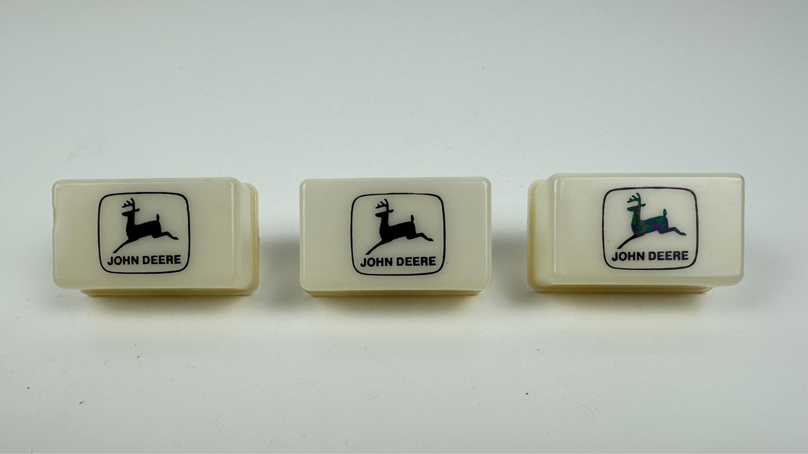 Vintage John Deere Advertising Plug In Night Light Lights Glowing Rectangular