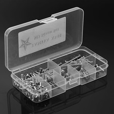 Jeu de vis M3 en acier inoxydable avec boîte pour Tamiya XV-01 XV01 RC Car