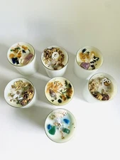 Candle with Crystals 6 Ounces Soy Wax /Lavender Scen /Christmas Decoration/ Gift